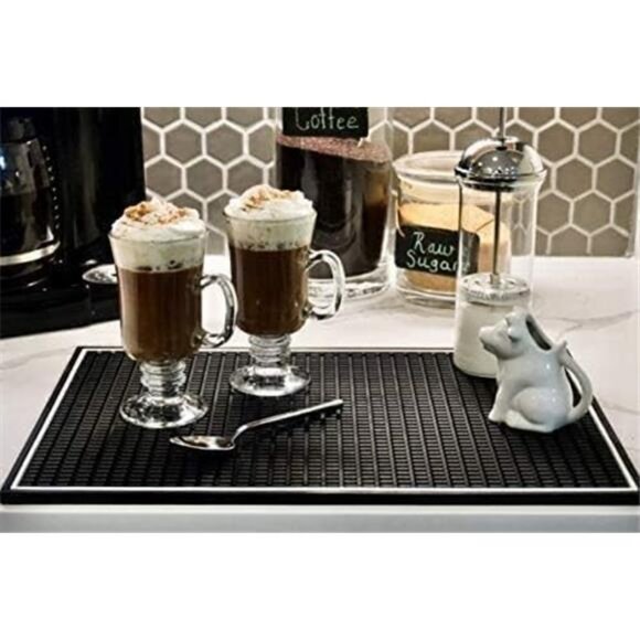 Highball & Chaser Coffee Mat, Bar Mat, Dish Drying mat - Picture 2 of 7